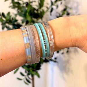 Color by Amber bracelet stack